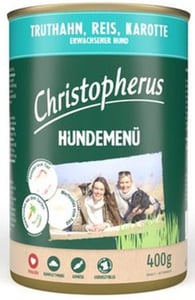 Christopherus Hundefutter Truthahn Reis & Karotte 400 g