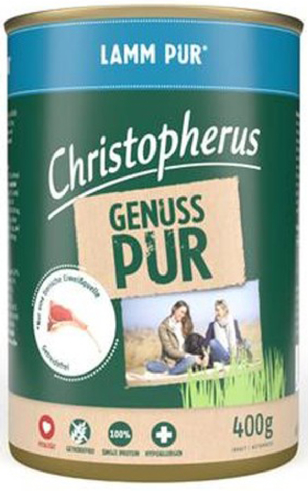 Bild 1 von Christopherus Hundefutter Pur Lamm 400 g