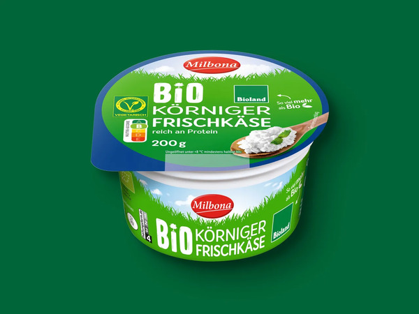 Bild 1 von Bioland Körniger Frischkäse, 
         200 g