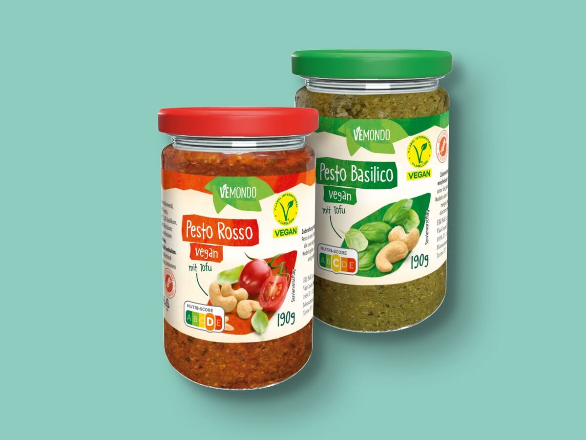 Bild 1 von Vemondo Veganes Pesto, 
         190 g