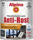 Bild 1 von Alpina Metallschutz-Lack Anti-Rost 750 ml anthrazit glänzend