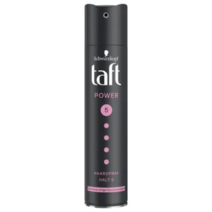 taft
Haarspray, -lack, Schaumfestiger oder Gel