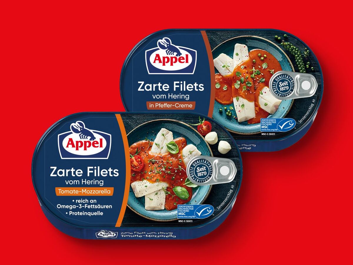Bild 1 von Appel Zarte Filets vom Hering, 
         200 g