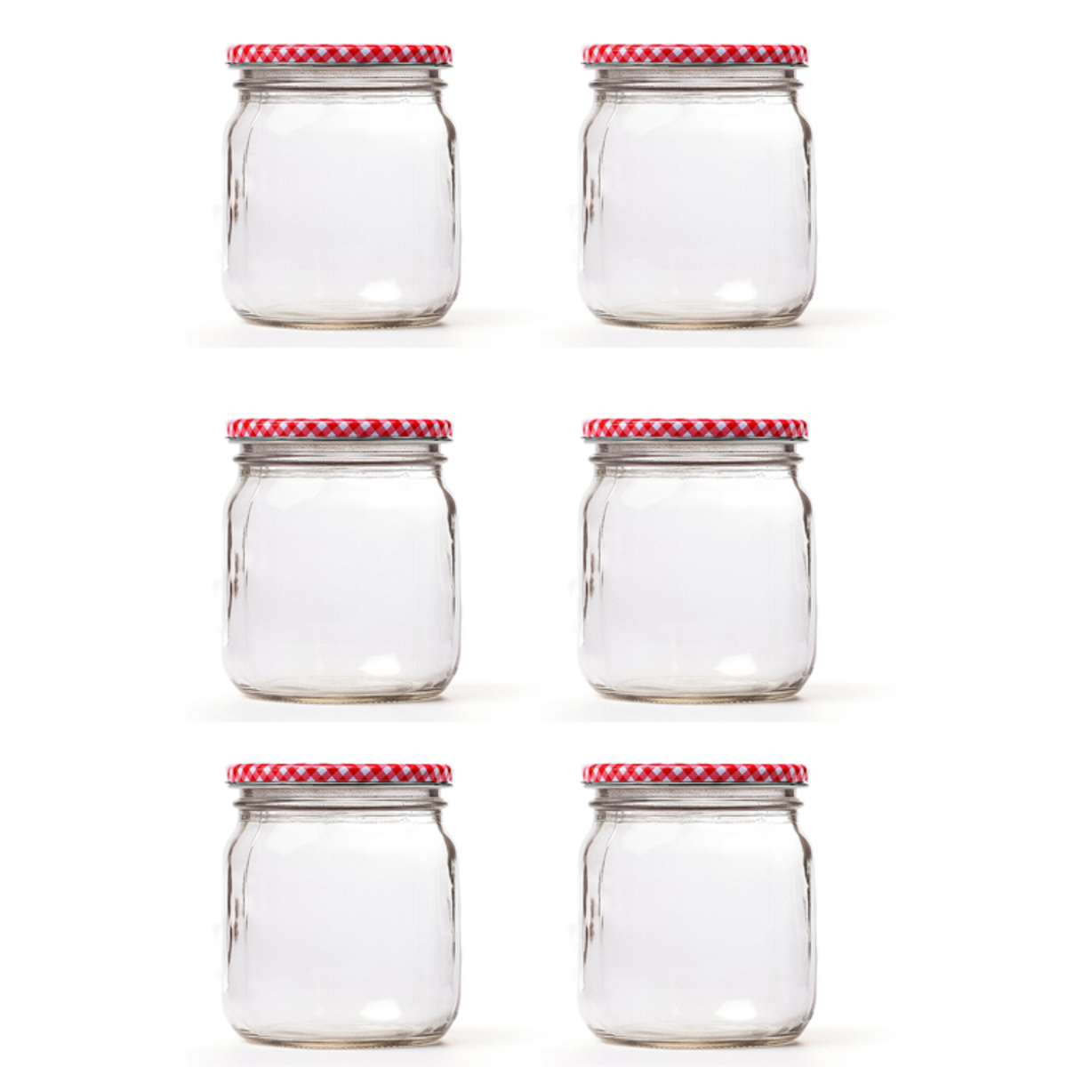 Bild 1 von Einmachglas m. Deckel 6er Set 425ml