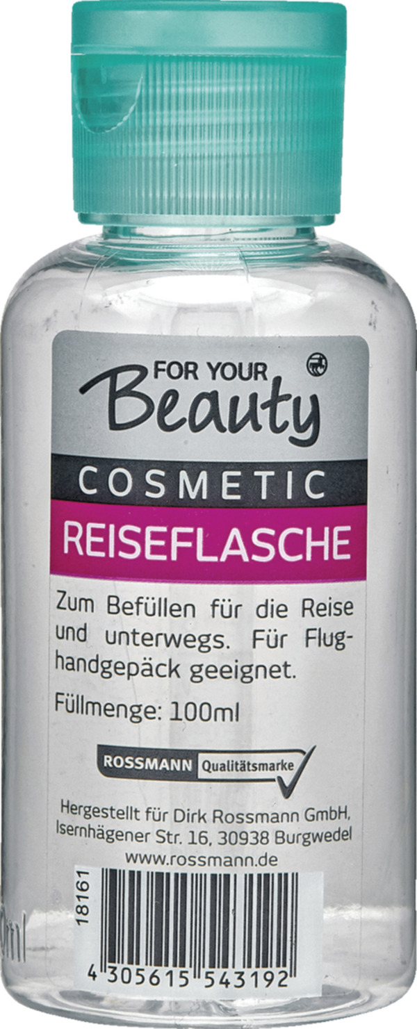Bild 2 von FOR YOUR Beauty FOR YOUR BEAUTY REISE-FLASCHE 100 ML