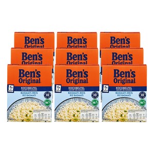 Ben's Original Basmati Reis im Kochbeutel 500 g, 9er Pack