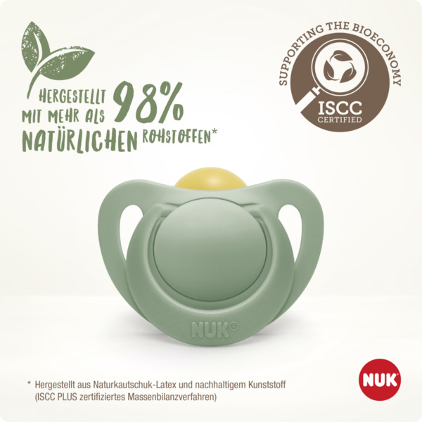 Bild 3 von NUK Latex - Schnuller FOR NATURE 6-18 Monate