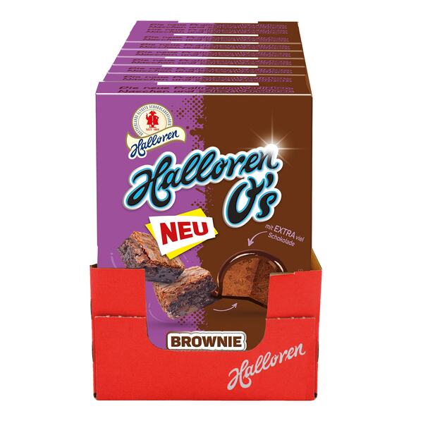 Bild 1 von Halloren O's Brownie 125 g, 10er Pack