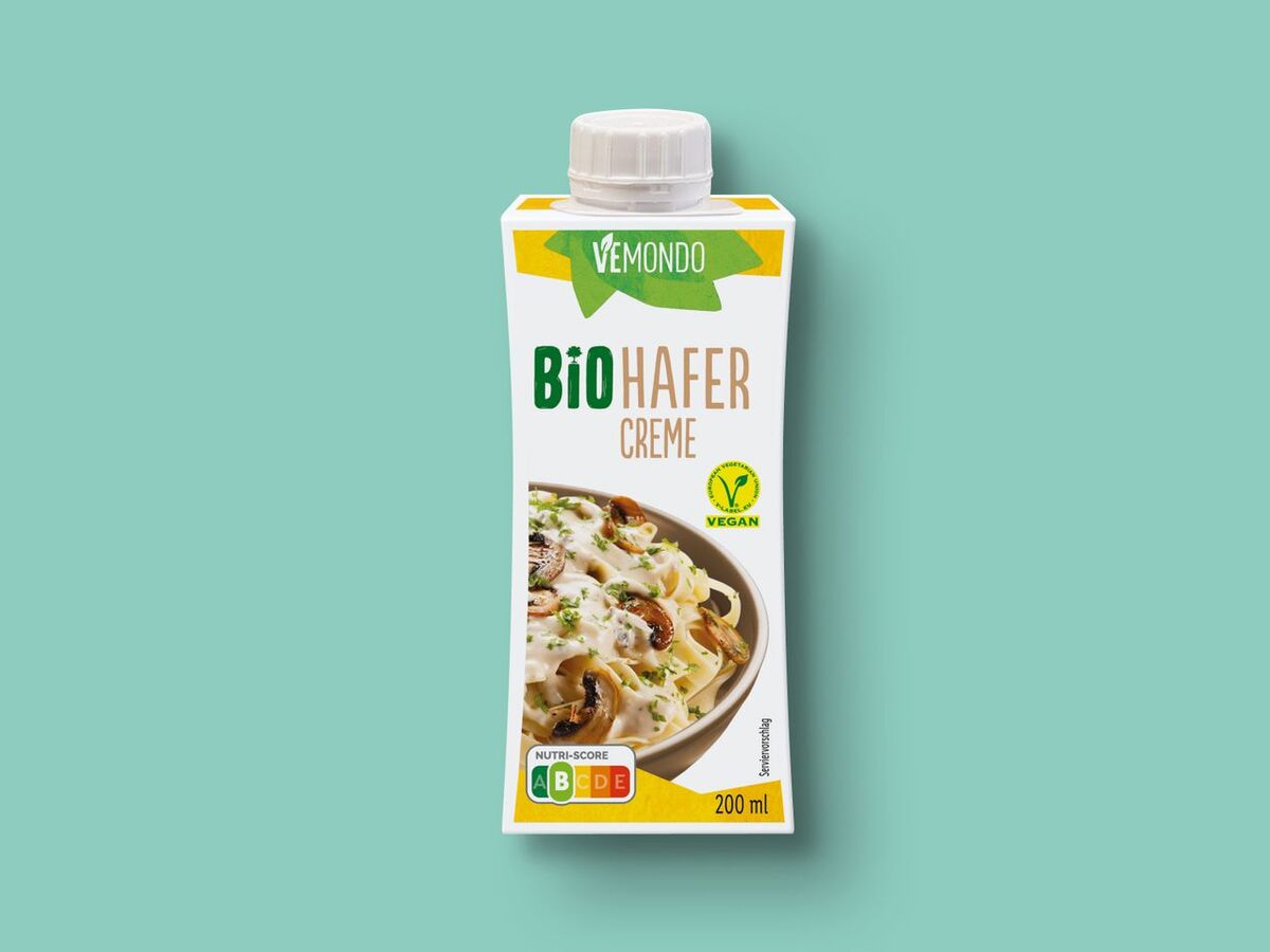 Bild 1 von Vemondo Bio Hafer Creme, 
         200 ml