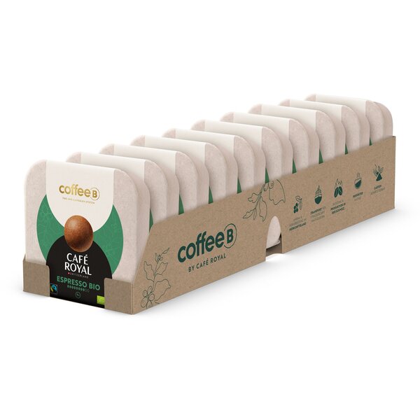 Bild 1 von CoffeeB by Café Royal Bio Espresso 9 Coffee Balls 51 g, 10er Pack