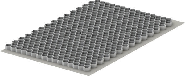 Bild 1 von ACO Self Kieswabe eco M 120 x 80 x 3 cm grau inkl. Geotextil