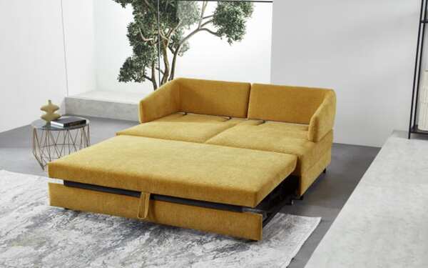 Bild 4 von RUF Betten - Schlafsofa Emilia, gelb, 160 x 200 cm