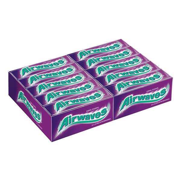 Bild 1 von Wrigley's Airwaves Kaugummi Cool Cassis zuckerfrei 12 Stück, 30er Pack