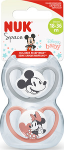 NUK Disney Mickey Mouse Space Silikon-Schnuller 18-36 M