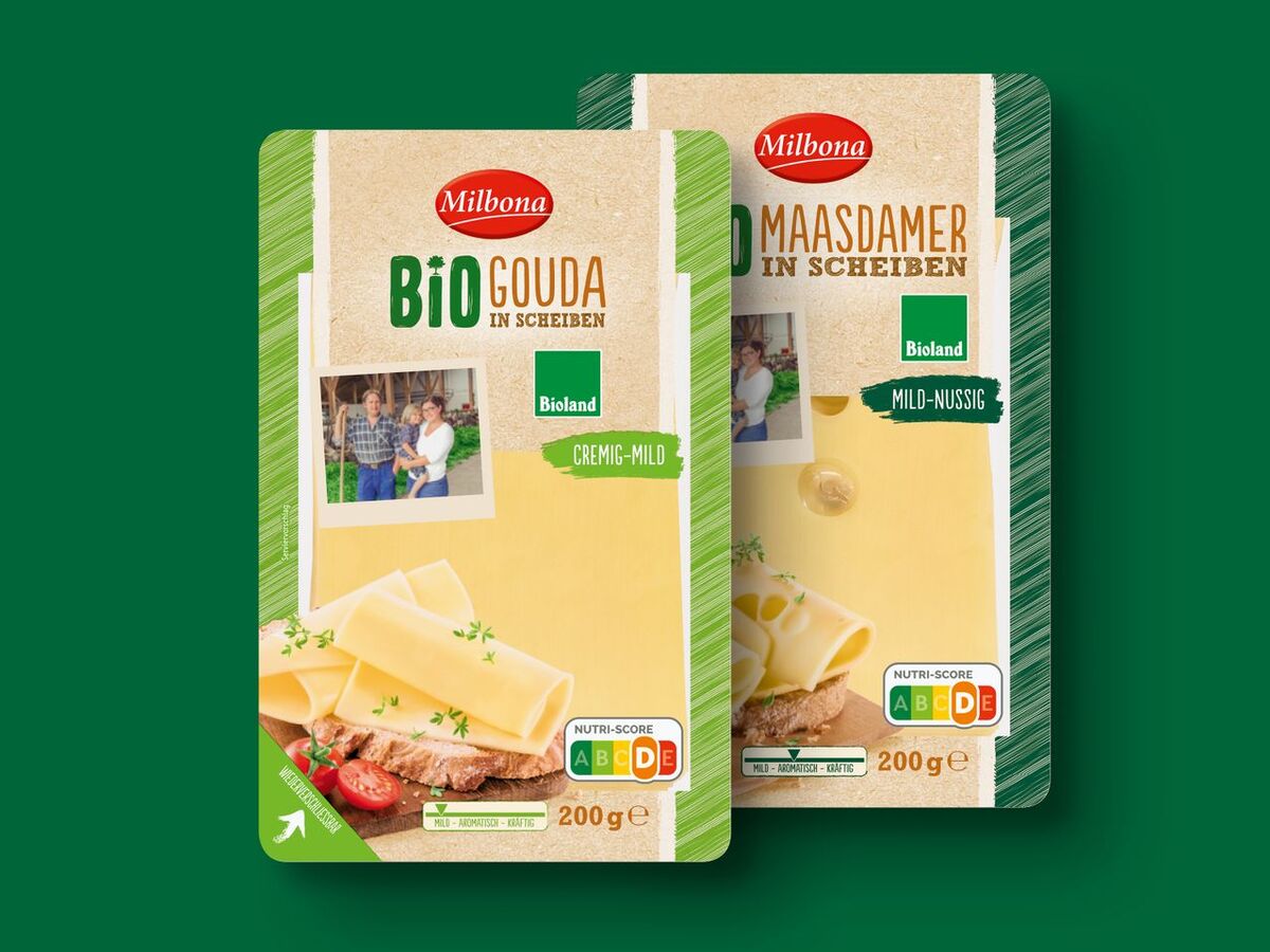 Bild 1 von Bioland Käsescheiben, 
         200 g