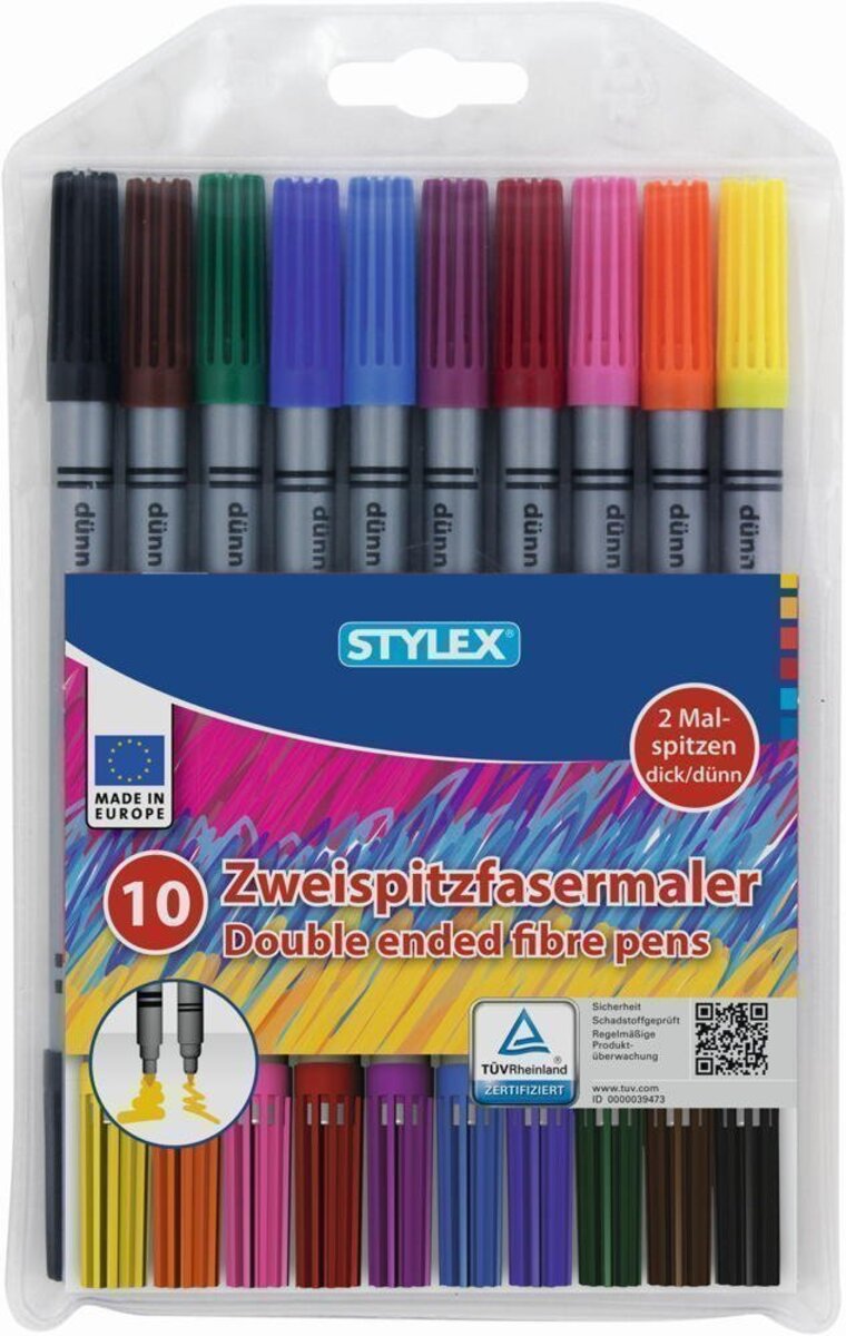 Bild 2 von Zweispitzfasermalstifte