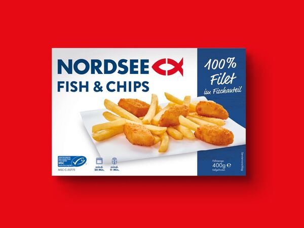 Bild 1 von Nordsee Fish & Chips, 
         400 g