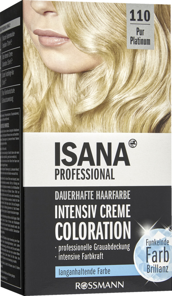 Bild 1 von ISANA PROFESSIONAL ISANA PROFESSIONAL INTENSIV CREME COLORATION PUR PLATINUM110