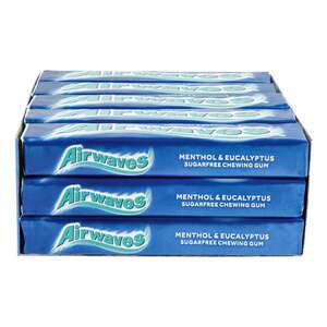 Airwaves Menthol & Eukalyptus zuckerfrei 12 Stück, 30er Pack