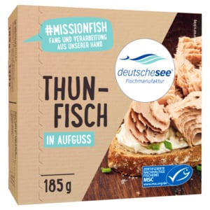 Deutsche See Thunfisch in Aufguss MSC 140g