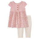 Bild 1 von Newborn Kleid und Leggings im Set ROSA / CREME