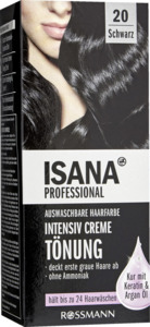 ISANA PROFESSIONAL Intensiv Creme Tönung Schwarz