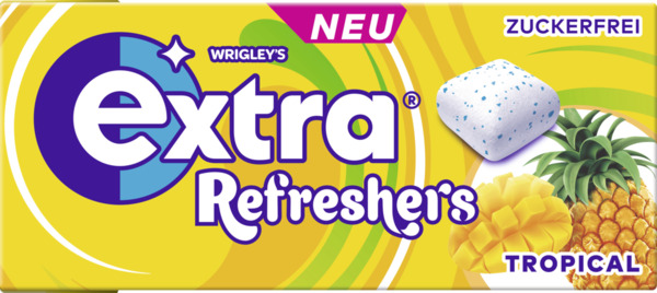 Bild 1 von Wrigley`s Extra Refreshers Tropical Kaugummi