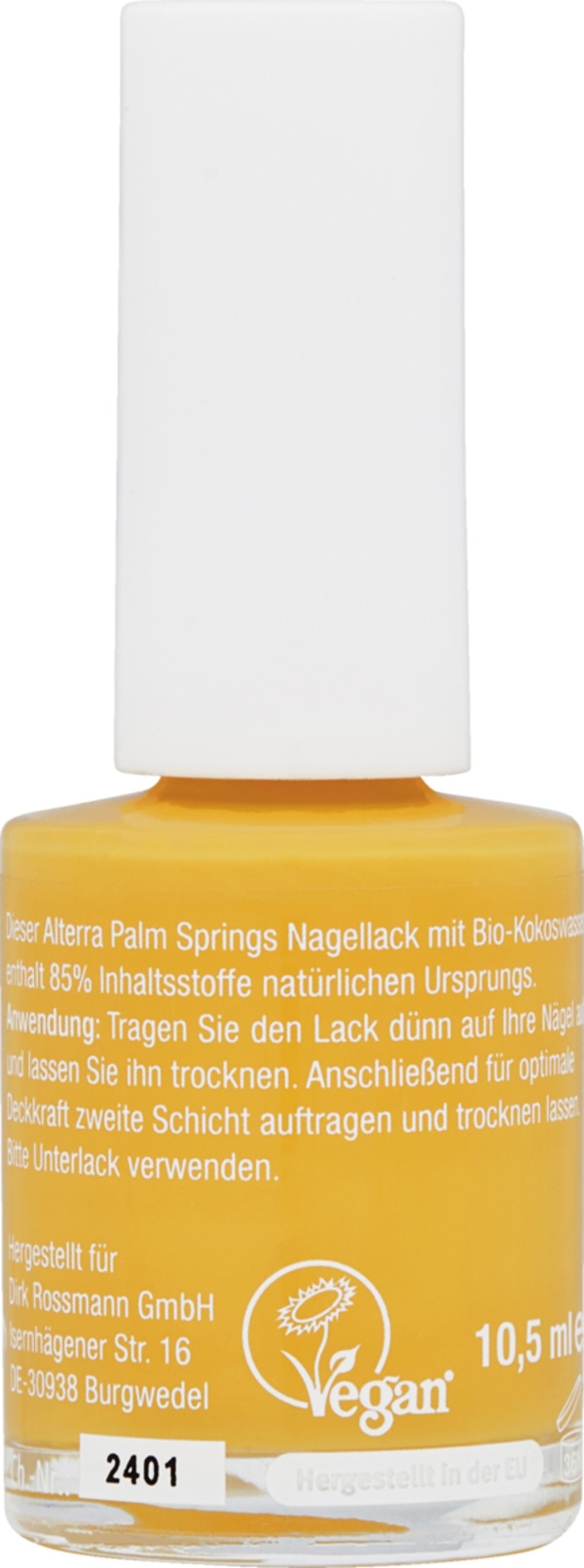 Bild 2 von Alterra NATURKOSMETIK Palm Springs Nagellack 01 Citrus Oasis, 10,5 ml