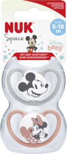 NUK Disney Mickey Mouse Space Silikon-Schnuller 6-18 M