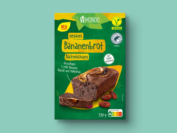 Bild 1 von Vemondo Vegane Kuchenbackmischungen, 
         360/330 g