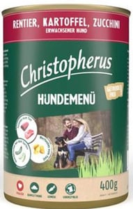 Christopherus Hundefutter Rentier Kartoffel & Zucchini 400 g