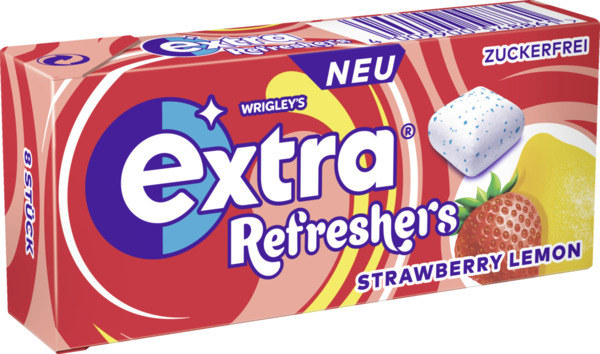 Bild 2 von Wrigley`s Extra Refreshers Strawberry Lemon Kaugummi