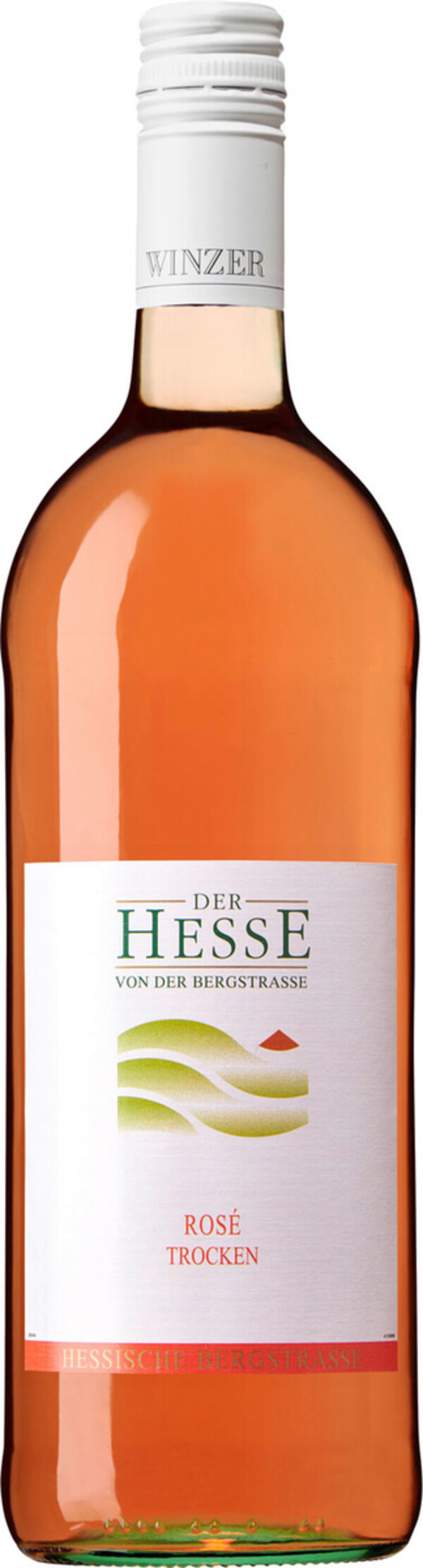 Bild 1 von Bergsträsser Winzer Der Hesse Rosé trocken 1L