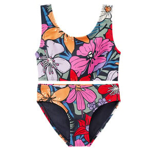 Mädchen Bikini mit Blumen-Muster BUNT