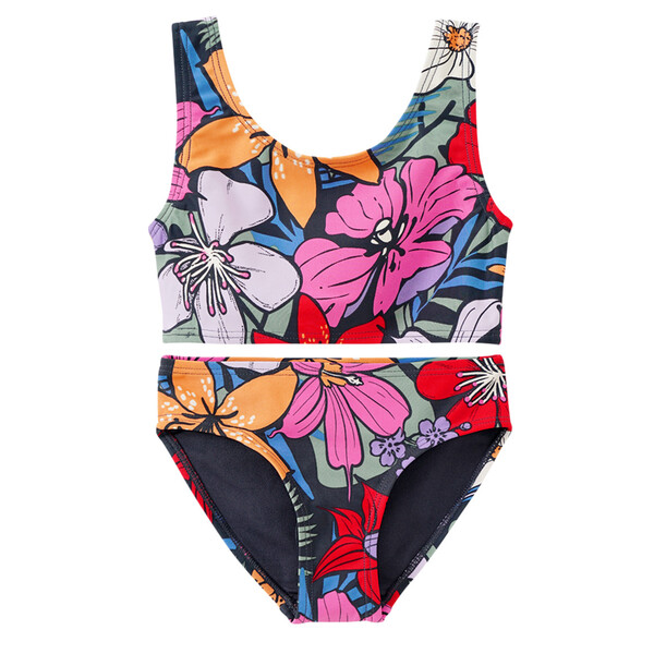 Bild 1 von Mädchen Bikini mit Blumen-Muster BUNT