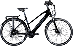 Zündapp E-Bike Trekking Z810 Damen 28 Zoll RH 50cm 24-Gang 417 Wh schwarz grau