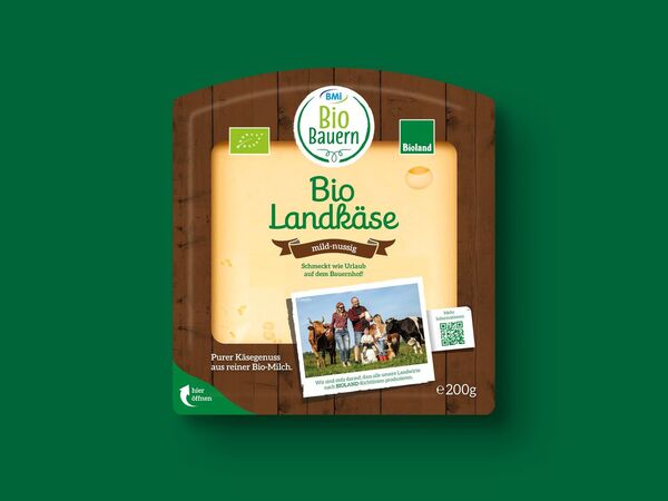 Bild 1 von Bioland Landkäse, 
         200 g