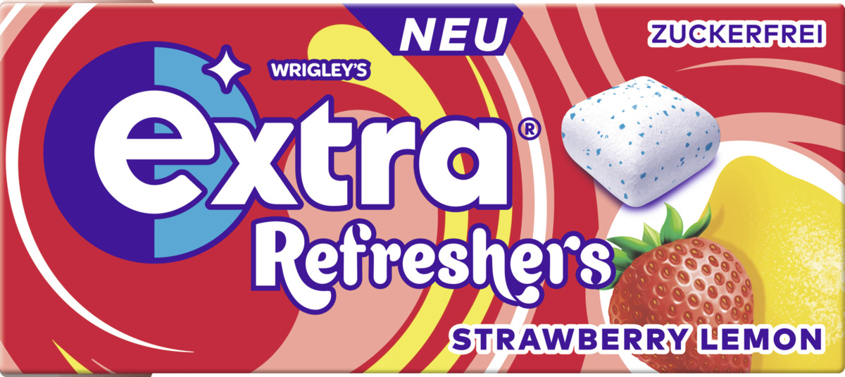 Bild 1 von Wrigley`s Extra Refreshers Strawberry Lemon Kaugummi