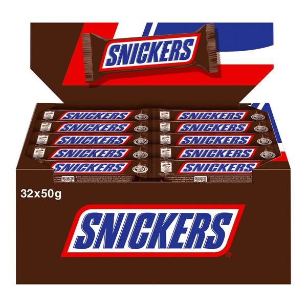 Bild 1 von Mars Snickers 50 g, 32er Pack