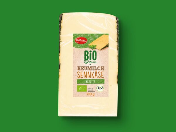 Bild 1 von Milbona Bio Heumilch Sennkäse, 
         200 g