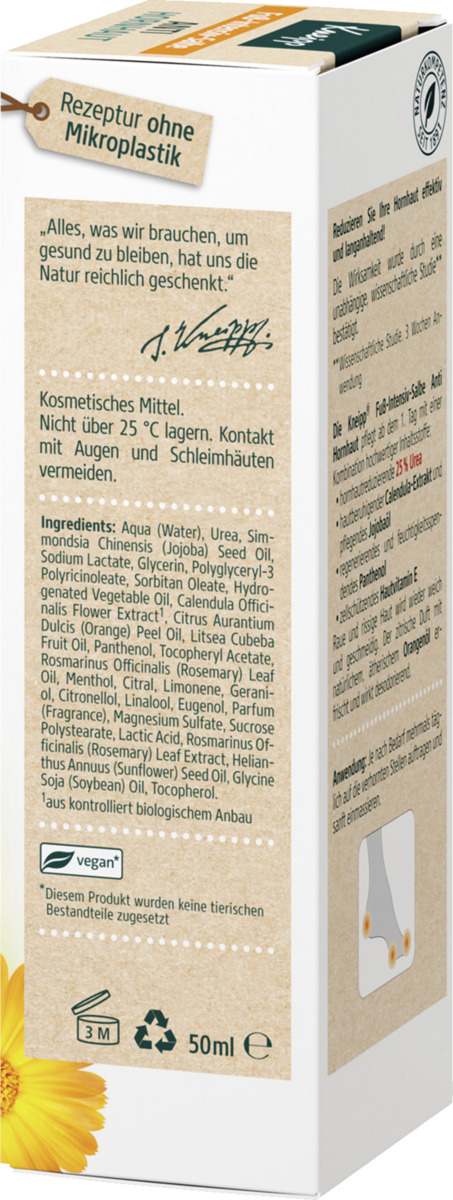 Bild 2 von Kneipp Fuß-Intensiv-Salbe Anti Hornhaut, 50 ml