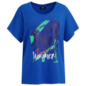 Damen T-Shirt mit Print BLAU