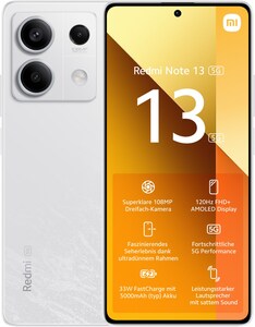 Redmi Note 13 5G (8GB+256GB) Smartphone arctic white