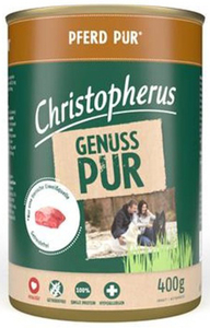 Christopherus Hundefutter Pur Pferd 400 g