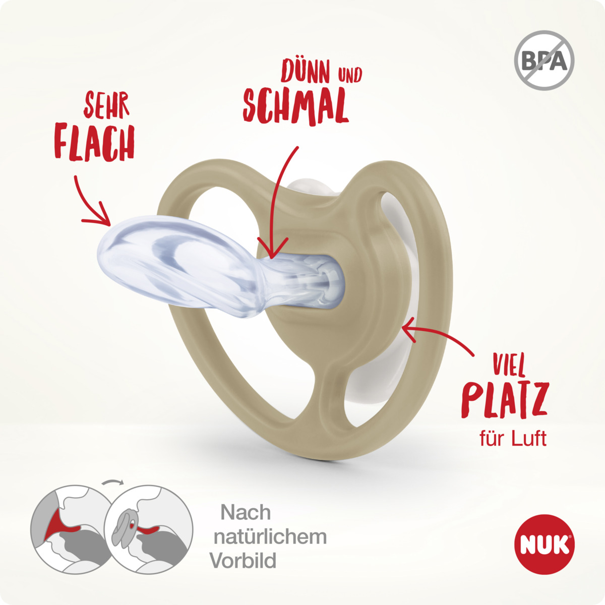 Bild 4 von NUK Disney Winnie Puuh Space Silikon-Schnuller 0-6 M