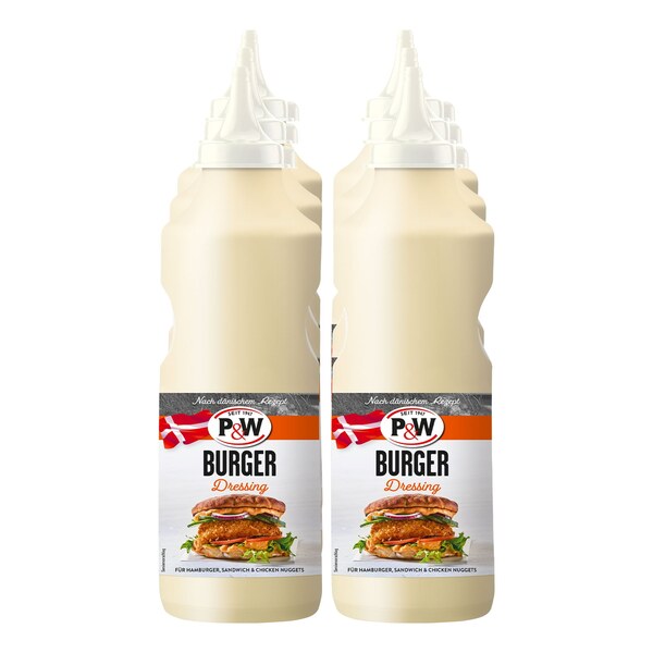 Bild 1 von P&W Burger Dressing 900 g, 6er Pack