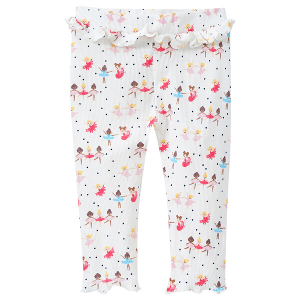 Bild 1 von Baby Leggings mit Ballerina-Allover WEISS