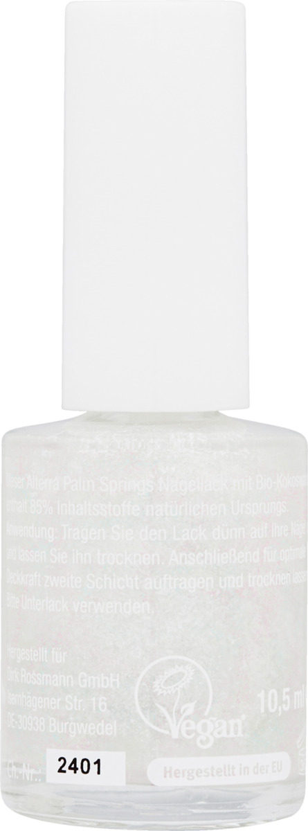 Bild 2 von Alterra NATURKOSMETIK Alterra 55. Nagellack 08 - Palm Springs Glitter Top Coat, 10,5 ml