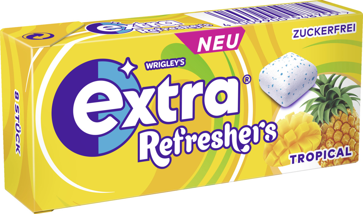 Bild 2 von Wrigley`s Extra Refreshers Tropical Kaugummi