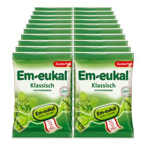 Em-eukal Klassisch zuckerfrei 75 g, 20er Pack